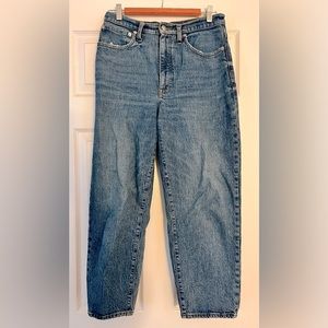 Madewell Balloon Jeans Size 27 Medium Wash